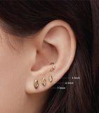 Maria Tash faceted marquise stud earring 5.5mm, UK version