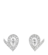Harrods Chaumet White Gold and Diamond Joséphine Aigrette Stud Earrings- Buy online at McGrocer