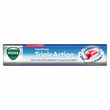 Vicks Triple Action Lozenges Blackcurrent Sugar Free 42g GOODS M&S