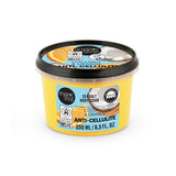 Superdrug Organic Shop Anti-Cellulite Sea Salt Body Scrub Coconut Orange 250ml- Buy online at McGrocer
