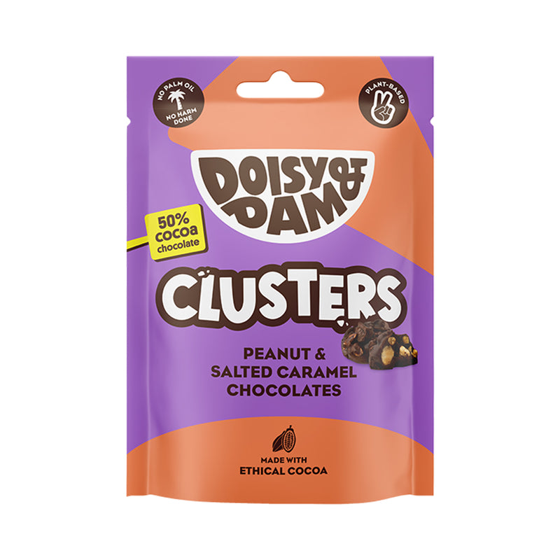 Doisy Dam Peanut and Salted Caramel Clusters 80g