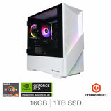 Costco UK CyberPower AMD Ryzen 5 5500 16GB RAM 1TB SSD NVIDIA GeForce RTX 5060 Gaming Desktop PC- Buy online at McGrocer