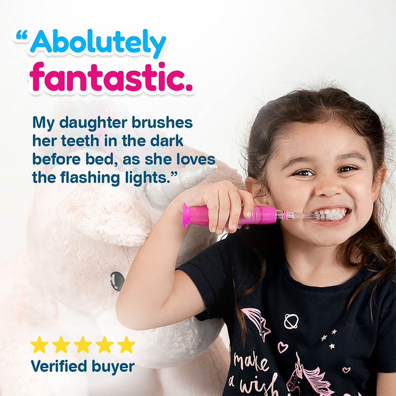 KidzSonic Unicorn electric toothbrush, imported from the UK
