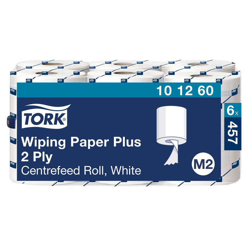 Tork wiping paper white 6 x 157.5m (British brand)