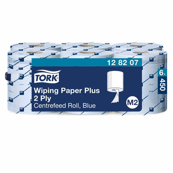 Tork Plus Centre Feed Blue Multipurpose Wiping Paper 6 x 157.5m
