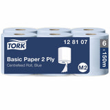 Tork Basic blue centrefeed roll 6 x 150m (British brand)