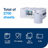 Tork Blue multipurpose wiping paper 6 x 157.5m (British brand)