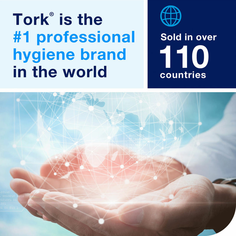 Tork Mini Jumbo Basic toilet roll 12 x 170m, imported from the UK