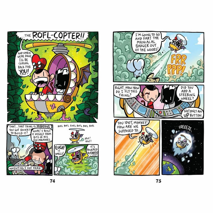 Bunny vs Monkey 4-book paperback collection by Jamie Smart - British product
