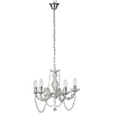 Argos Home 5 light chandelier clear acrylic droplets, UK version