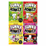 Bunny vs Monkey 4-book paperback collection by Jamie Smart - British product