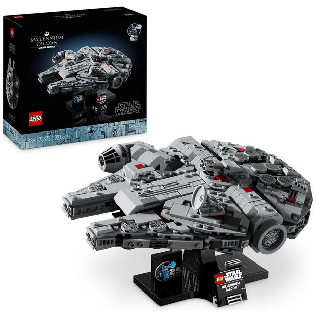 LEGO Star Wars Millennium Falcon 75375 model, UK version