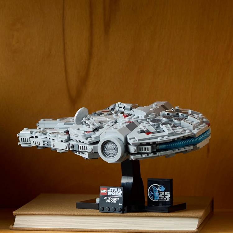 LEGO Star Wars Millennium Falcon 75375 model, UK version