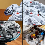 LEGO Star Wars Millennium Falcon 75375 model, UK version