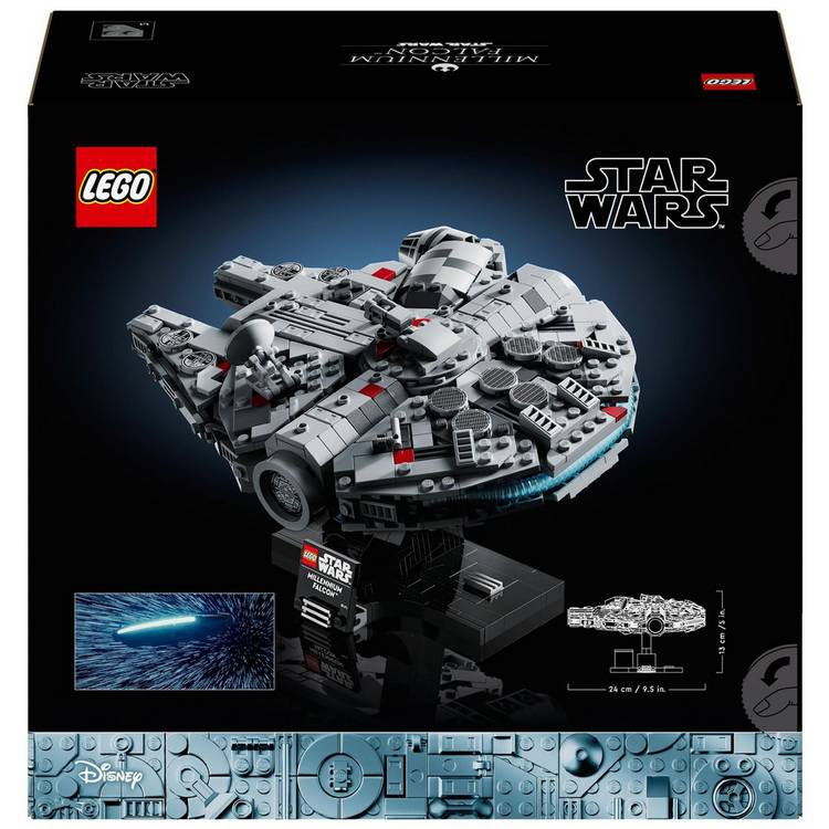 LEGO Star Wars Millennium Falcon 75375 model, UK version