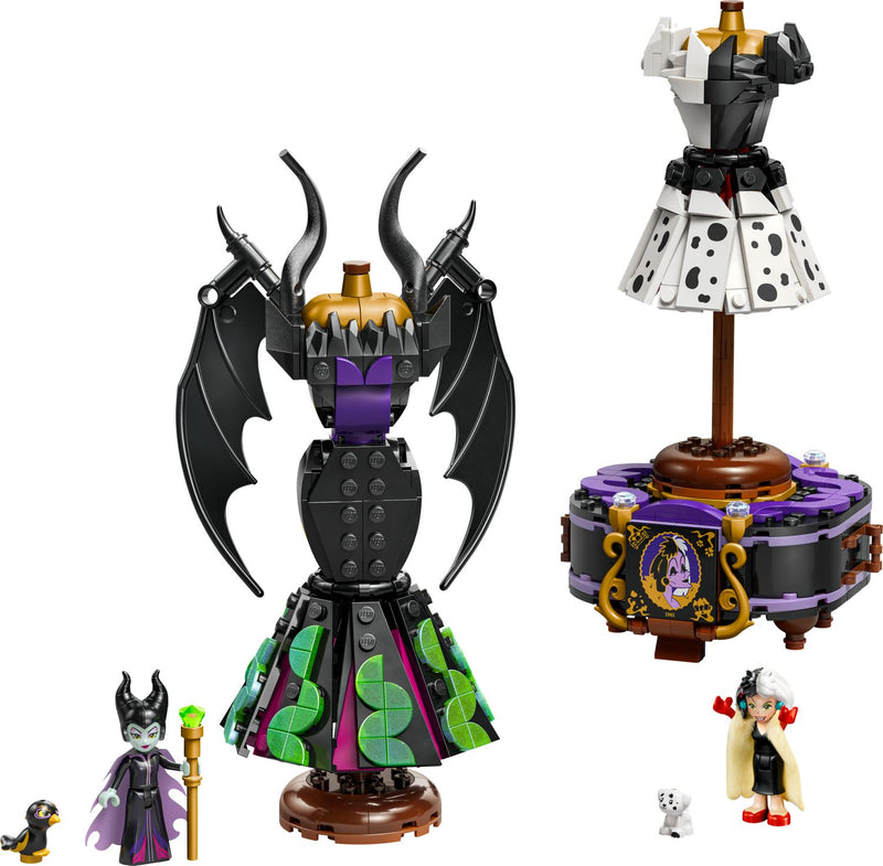 LEGO Maleficent and Cruella Dresses 524 Pieces imported from the UK