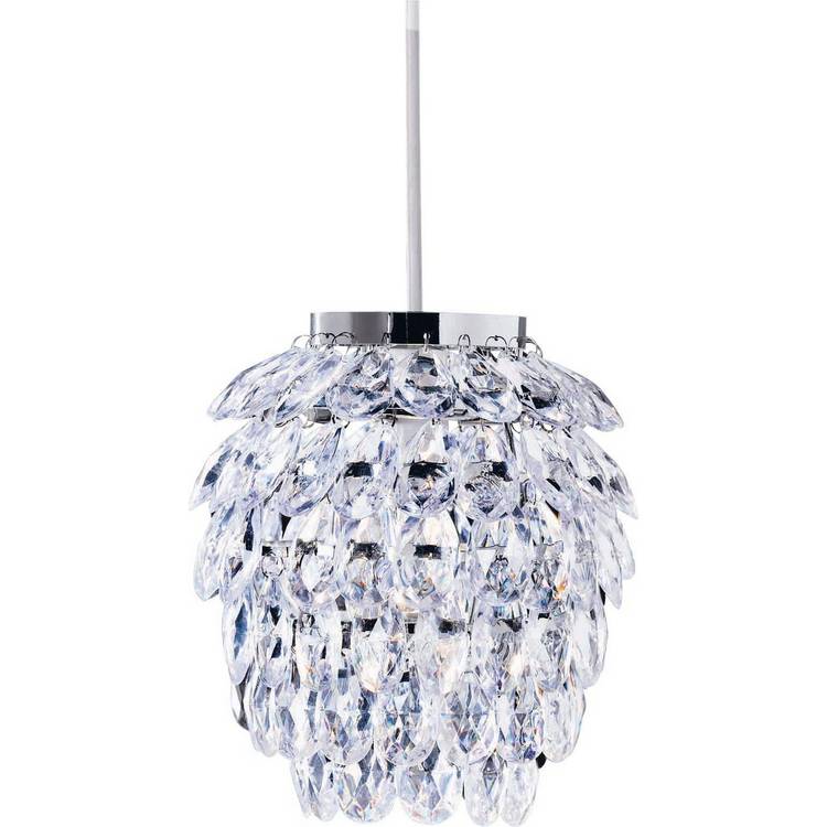 Argos Home clear beaded lampshade 19cm, UK version