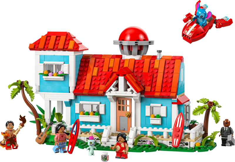 LEGO Lilo Stitch Beach House set 834 pieces, UK version