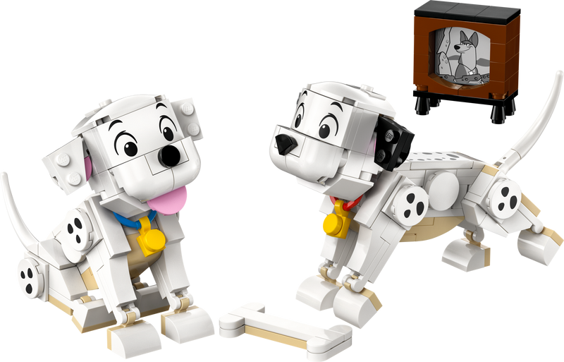 Lucky & Penny 101 Dalmatians Puppies LEGO building set - British product