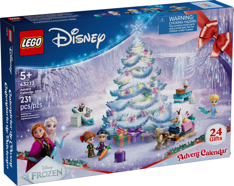 LEGO Disney Frozen Advent Calendar 2025 231 pieces, UK version