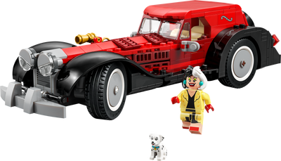 Ensemble de construction de la voiture de Cruella De Vil LEGO Disney 378 pièces