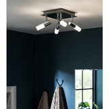 Argos Home chrome square bathroom spotlight - British product