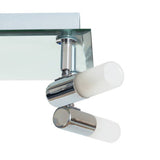 Argos Home chrome square bathroom spotlight - British product