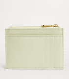 Harrods leather zip-up card holder Italian leather - British product
