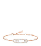 Messika Move Classique pink gold diamond bracelet 0.29ct, UK version