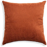 Habitat Velvet Jacquard Cushion Rust 43x43cm, UK version