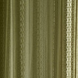 Pineapple Elephant olive voile curtain panel 140x122cm, imported from the UK