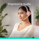 Logitech Zone 300 wireless PC headset rose, UK version