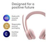Logitech Zone 300 wireless PC headset rose, UK version
