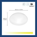 WiZ Adria smart ceiling light white flush mount 32cm, UK version