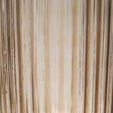 Ivyline glass vase ribbed apricot 23cm (British brand)