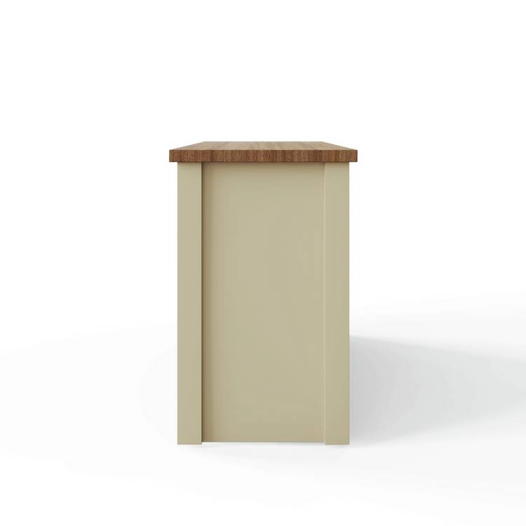 GFW Lancaster shoe storage cabinet cream oak, imported from the UK