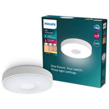 Argos Philips Coiner Metal LED Ceiling Light White 38.9cm Diameter- Buy online at McGrocer