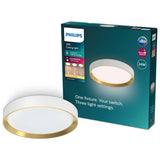 Argos Philips Hanno Metal Scene Switch LED Ceiling Light White 38.4cm- Buy online at McGrocer