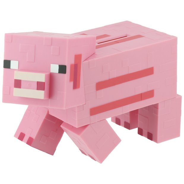 Minecraft pig money bank 20cm plastic - British product