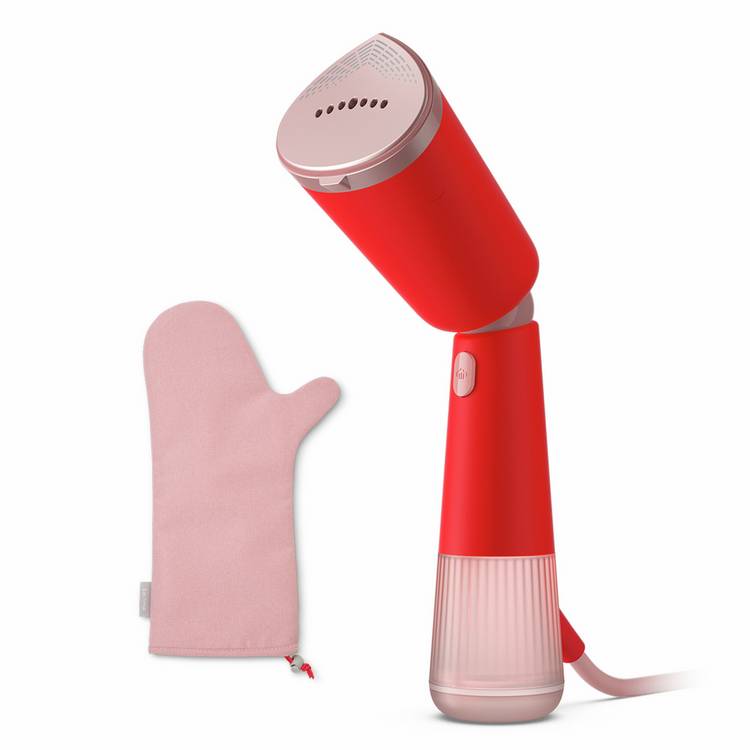 Philips 5000 Series garment steamer in Coral, imported from the UK