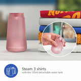 Philips 5000 Series garment steamer in Coral, imported from the UK