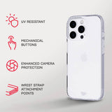 Tech21 EvoLite clear case for iPhone 16 Pro Max, imported from the UK