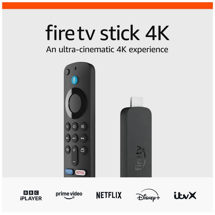 Amazon Fire TV Stick 4K with Alexa, imported from the UK