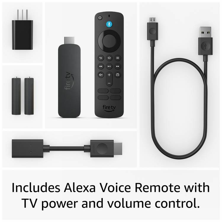 Amazon Fire TV Stick 4K with Alexa, imported from the UK