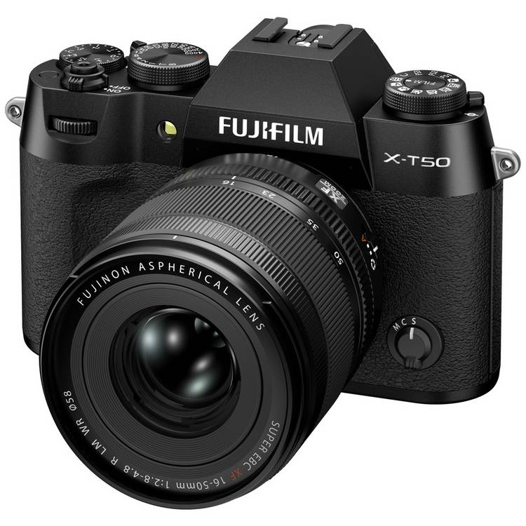FujiFilm XT50 mirrorless camera with 16-50mm lens, UK version