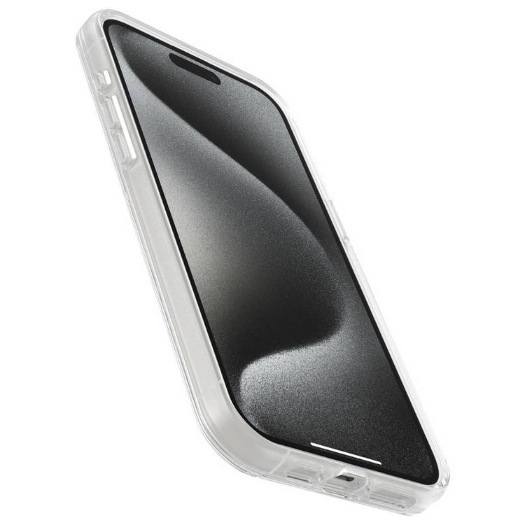 OtterBox Symmetry clear MagSafe case for iPhone 15 Pro Max (British brand)