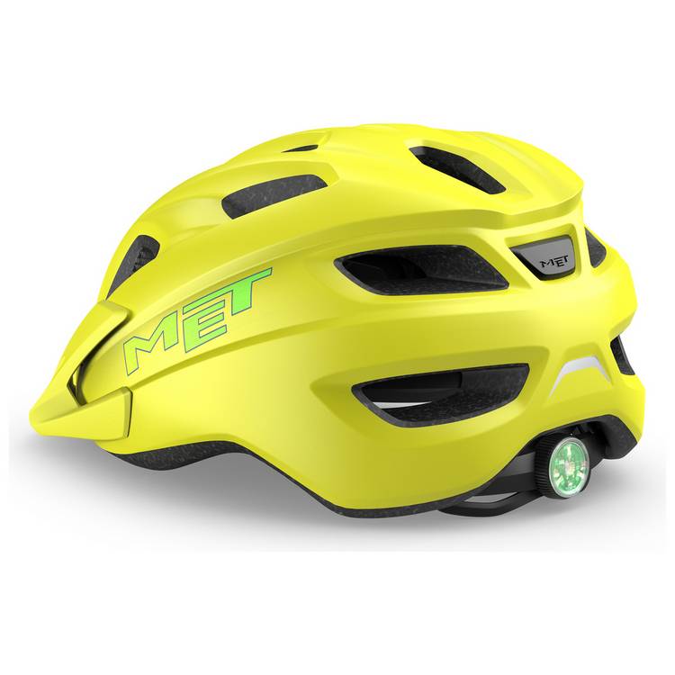 MET Crackerjack kids helmet lime matt (British brand)