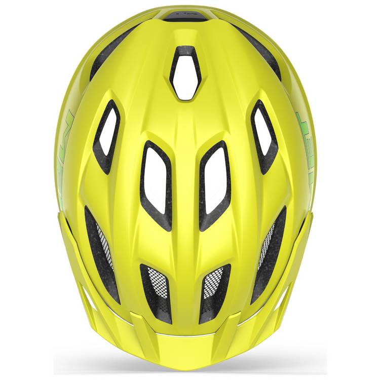 MET Crackerjack kids helmet lime matt (British brand)