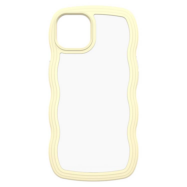 Proporta iPhone 14 wavy cream phone case - British product