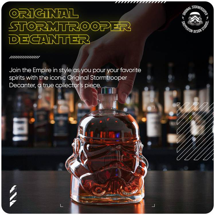 Stormtrooper helmet decanter 750ml (British brand)